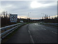 Road towards Teesside International Airport in DL2 1HJ