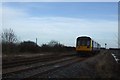 Train approaching Carter's Lane level crossing in Eaglescliffe West Ward