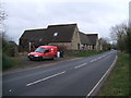 Post van, Lane End, Whelford in GL7 4EA