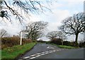 Highworthy, road junction in EX21 5SN