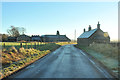 Farm buildings at the roadside at Pittendriech in DD9 6RD