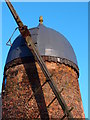 Cap details of Upper Dean Windmill in Dean and Shelton