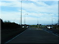A585 roundabout at Norcross in FY5 3DE