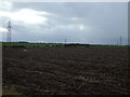 Ploughed field near Redmarshall in TS21 1ER