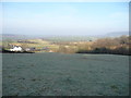 Above Cwm Vagor farm near Wolvesnewton in January in Devauden Community