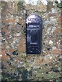 A former GPO letter box in the wall outside Netherfield House in ML10 6GL