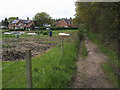Byway nearing Church Road in RG7 3UR