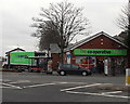 The Co-operative Food store and lorry, Colcot Road, Barry in CF62 7JP