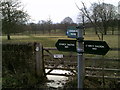 Crossing Lyneham Road on the Oxfordshire Way in OX7 6LR