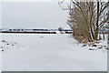 Snow-covered track near Billyards Farm in DN21 5XA