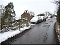 Parked cars on Jackson's Lane, Foxroyd in WF12 0LS