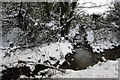 Stream flowing under the road to join Padbury Brook in MK18 2AD