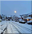 Cranwell Court in the snow in S63 9BB