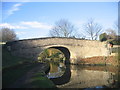 Bridge carrying the A5209 over the Leeds and Liverpool Canal in WN8 7NW