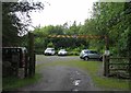 Church car park entrance in LE67 1TD