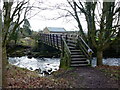 Footbridge over Leck Beck in Burrow-with-Burrow