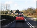 Road works on Flaxpool Hill in TA4 4AW