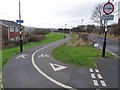 Cycle track and footpath alongside Hospital Lane in NE15 8BR