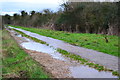 Flooded track in SP6 3QS