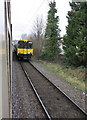 EMU passes charter train approaching Enfield Town Station in EN1 2LP