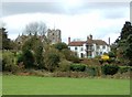 View towards Eling Church from the River Test Bank in SO40 9GP
