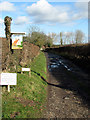 Access track to Alder Farm, Mettingham in NR35 1TR