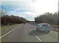 A329(M) west of Pebblestone Copse in RG40 5RE