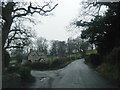 B5381 looking west at Dolwen in Betws Yn Rhos Community