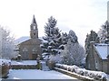 Currie Kirk in Winter in EH14 6AB