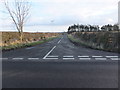 Minor road-junction near Norham West Mains in TD15 2JY