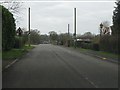 Malthouse Lane approaching the railway bridge in B94 5SB