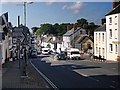 The Western end of Honiton High Street in EX14 2DU