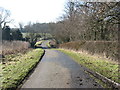 The lane from Naseby to Thornby in Thornby