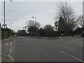Elmdon Road junction, Marston Green in B37 7BY