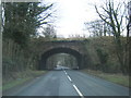 A683 crossed by railway near Melling in LA6 2QX