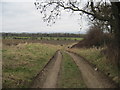 Green Lane (tk) from Cawton Heights toward Cawton in YO62 4LW