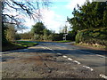 Road junction at Horn Hill Village Hall and Institute in SL9 0RQ