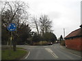 Charvil Lane at the junction of Pound Lane, Sonning in RG4 6XD