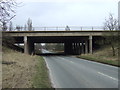 M6 motorway bridge over the B5077 in CW1 5UJ