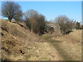 Trackbed of the former Haltwhistle to Alston branch line south of Slaggyford in CA8 7NH