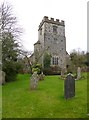 Winterborne  Houghton, church tower in DT11 0PD