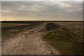 A farm track across recovered marshland in PR9 8ES