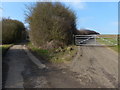 Gate along Goadby Road in LE16 8UZ