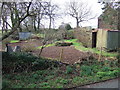 Vegetable plot in winter in SA62 5EN