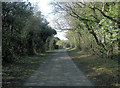 Un-named lane north of Bottomstead Farm in RG20 0AL