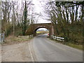 Alderholt, former railway bridge in SP6 3BE