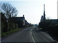 Hoofield Lane looking south in CH3 9BH