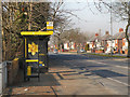 Bus Stop on Warrington Road in Rainhill