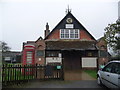 Wootton Fitzpaine: village hall and telephone box in DT6 6NG