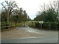 Gates to Needham Hall, Friday Bridge in PE14 0NH